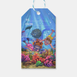 Onder de Zee Cadeaulabel