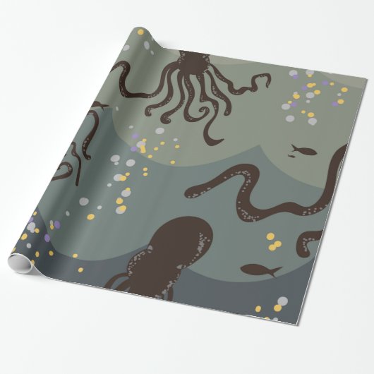 Onder De Zee Cadeaupapier (Uitgerold)