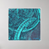 onder de zee canvas afdruk (Voorkant)