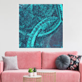 onder de zee canvas afdruk (Insitu (Woonkamer))