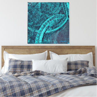 onder de zee canvas afdruk