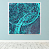onder de zee canvas afdruk (Insitu (Houten vloer))