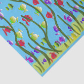 onder de zee cartoon-achtige leuke vis zwemt tissuepapier (Detail)