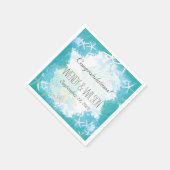 Onder de Zee Custom Wedding Servetten (Hoek)