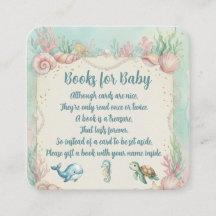 Onder de Zee Dieren Aquamarijn Baby Borrel