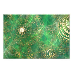 Onder de Zee Emerald Photo Print Foto Afdruk