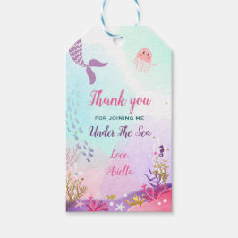 Onder de Zee Favor tags Mermaid Birthday Party Cadeaulabel