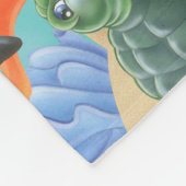 Onder de Zee Flannel Blanket Fleece Deken (Hoek)