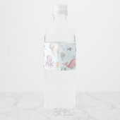 Onder de Zee Fleslabel Waterfles Etiket (Achterkant)