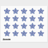 Onder De Zee; Haaien Ster Sticker (Vel)