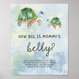 Onder de zee - Hoe groot is mama's buik spel Poster