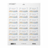 Onder de Zee Jongens Verjaardag Retouradres Label (Full Sheet)