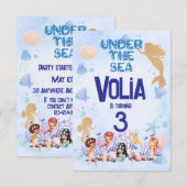 Onder de zee kaart (Voorkant / Achterkant)