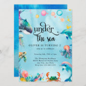 Onder de Zee Kaart (Voorkant / Achterkant)