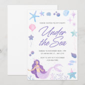 Onder de zee kaart (Voorkant / Achterkant)