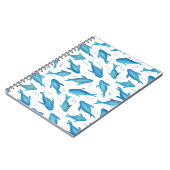 Onder de zee kids oceaan vis haai notitieboek (Linkerzijde)