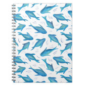 Onder de zee kids oceaan vis haai notitieboek (Voorkant)