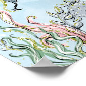 Onder de Zee-kinderkamerposter Poster (Hoek)