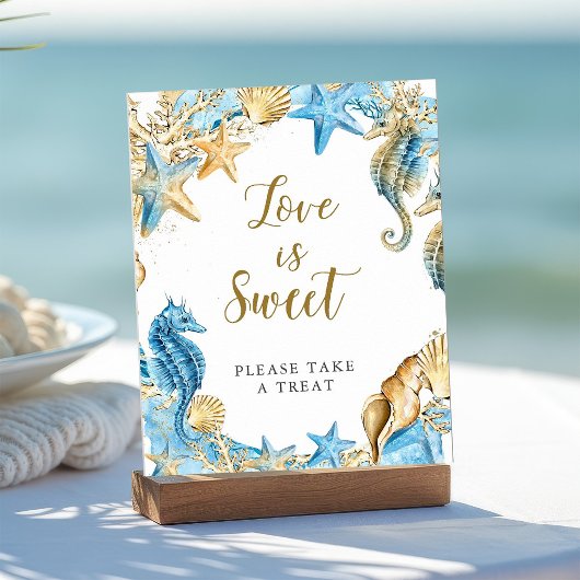 Onder de Zee | Liefde is Zoet Feest & Borrel Poster