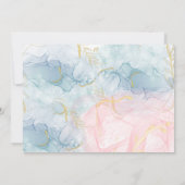 Onder de zee Meerminnen kinderverjaardag Kaart (Achterkant)