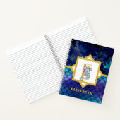 Onder de zee met zeepaardje eenhoorn voeg initiaal notitieboek (Binnen)