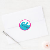 Onder de Zee Monogram Sticker (Envelop)