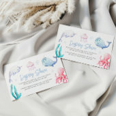 Onder de Zee Nautical Display Shower Informatiekaartje