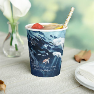 Onder de Zee Oceaan Baby Shower Papieren Bekers