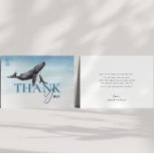 Onder De Zee Oceaan Walvis Plat Babyshower Bedankkaart