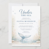 Onder de zee Ocean Baby Shower Kaart (Voorkant)