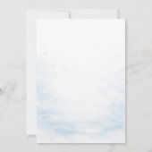 Onder de zee Ocean Baby Shower Kaart (Achterkant)