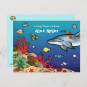 Onder de Zee- Ocean Life Note Card Notitiekaartje (Voorkant / Achterkant)