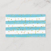 Onder de Zee Ocean Waterverf baby shower is de lui Informatiekaartje (Achterkant)