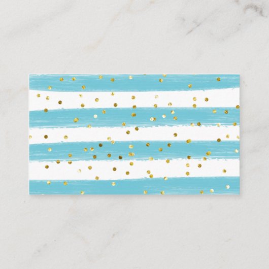 Onder de Zee Ocean Waterverf baby shower is de lui Informatiekaartje (Achterkant)