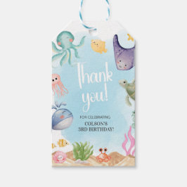 Onder de Zee, Oceandieren, Zeedieren Cadeaulabel