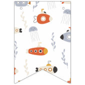 Onder de Zee Party Banner | Onderzeeër (Eerste vlag)