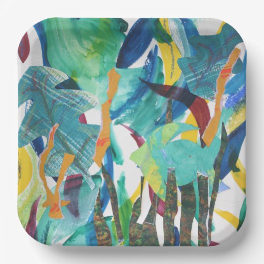 Onder de zee party ware, papier bord (Voorkant)