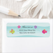 Onder de Zee retouradreslabels Etiket (Insitu)