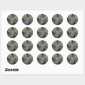Onder De Zee Ronde Sticker (Vel)