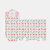 Onder de Zee Roze Whale Favor Box Bedankdoosjes (Uitgevouwen)