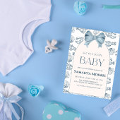 Onder de Zee Strand Thema met Schelp Ontwerp Baby Kaart