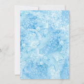 Onder de Zee Summer Wedding Invitation Kaart (Achterkant)