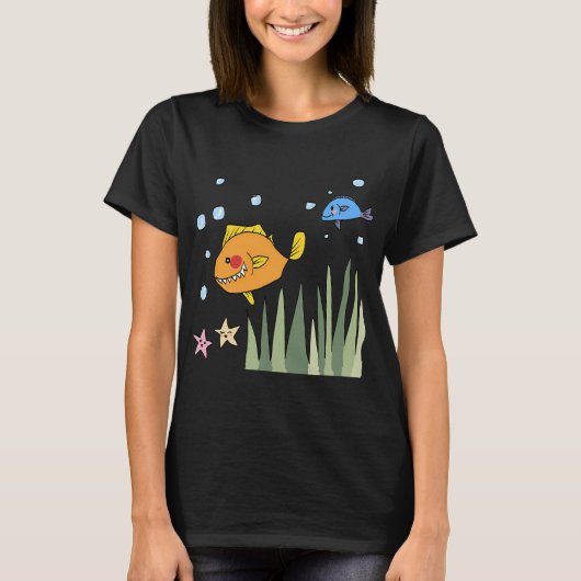 onder de zee t-shirt (Voorkant)