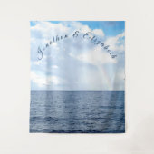 Onder de Zee Thema Trouwen Wandkleed (Voorkant)