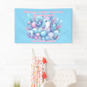 Onder de Zee Verjaardagsbanner Bewerkbaar Spandoek (Insitu)