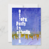 "ONDER DE ZEE" VERZOEKEN VAN DE ATLANTIS THEMED PA KAART (Voorkant)