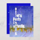 "ONDER DE ZEE" VERZOEKEN VAN DE ATLANTIS THEMED PA KAART (Voorkant / Achterkant)