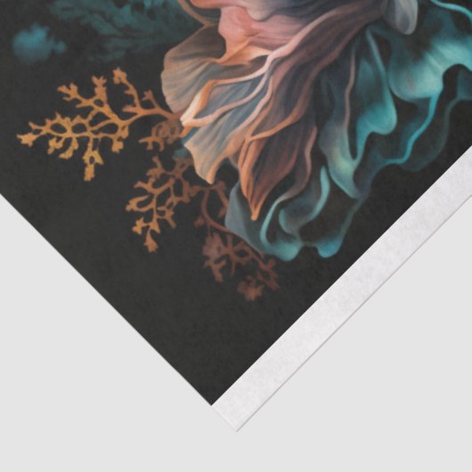 Onder de zee viskom tissuepapier (Detail)