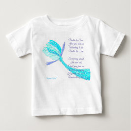 Onder de Zee visstaart T-shirt met gedicht