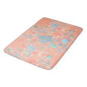 Onder de Zee Waterverf Coral Pink Badmat (Gekanteld)